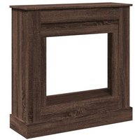 Borde de Chimenea de Madera Ingeniería 90x30x90 cm V8834