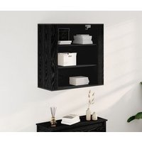 Armario de pared roble 80x33x80 cm madera elaborada V2015 único