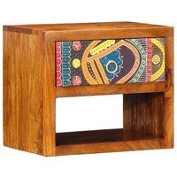 Cabinete de Noche 40x35x35 cm Madera Sólida Acacia V6169