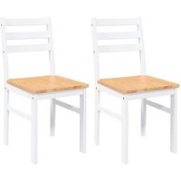 Sillas de Comedor 2 Unidades Madera Maciza V1053