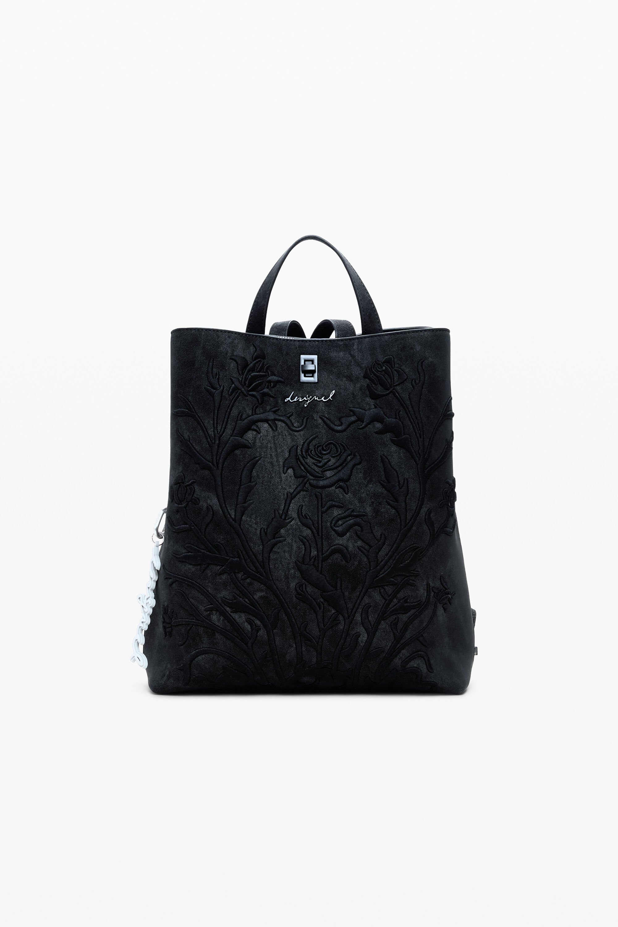 Mochila Desigual Flores 3D Pequeña