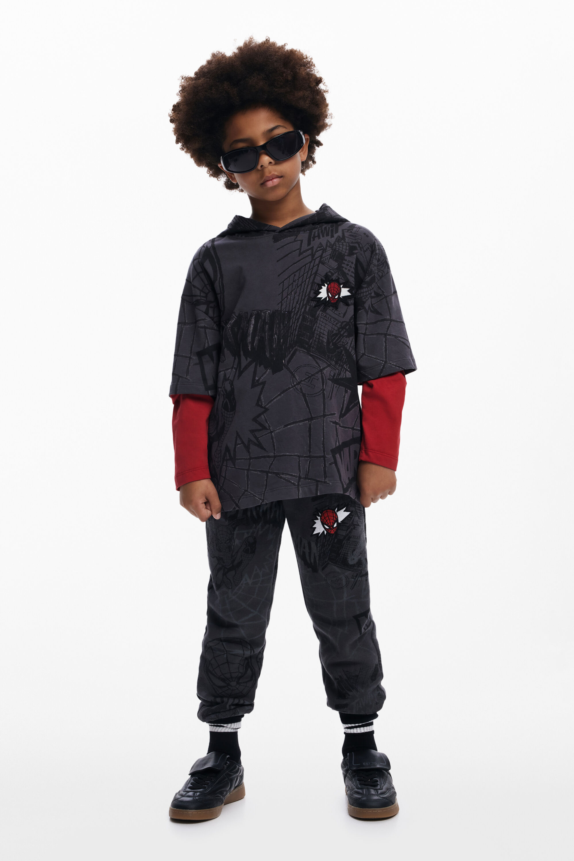 Desigual Camsieta Spiderman™ efecto superposición