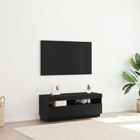 Mueble de TV con Luces LED 100x35x40 cm de Madera