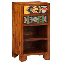 Mesa Auxiliar de Madera Maciza Pequeña V6282