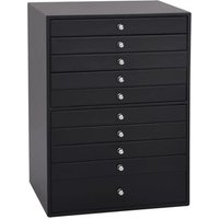 Joyero de 10 niveles con compartimentos para relojes