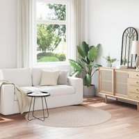 Alfombra Peluda con Base de Látex Ø160 cm V9134