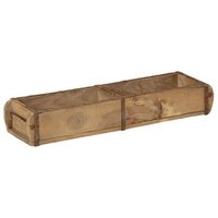 Bandejas 4 unidades 60,5x15x9 cm Madera Sólida Recuperada V1560 Unico