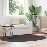 Alfombra de Área Redonda de Lana 120x170 cm V4856