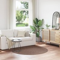 Alfombra Shaggy con Respaldo de Látex Ø160 cm V9257