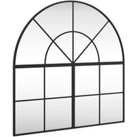 Espejo de pared arco de hierro 80x80 cm