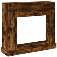 Borde de Chimenea de Madera Roble Ahumado V8544