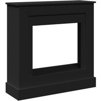 Borde de Chimenea de Madera Ingeniería 90x30x90 cm V8780