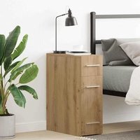 Armario Boticario Madera Ingeniería Roble Artisan 20x455x60 cm