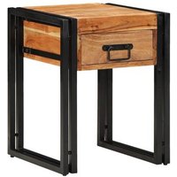 Mesa Auxiliar 40x40x50 cm Madera Maciza Acacia V5292