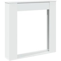 Borde de Chimenea de Madera de Ingeniería V8599 100x20x100 cm