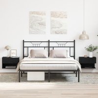 Armarios de Noche Montados en la Pared (Juego de 2)