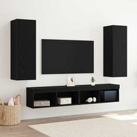 Mueble para TV de pared 2 piezas 30.5x30x90 cm