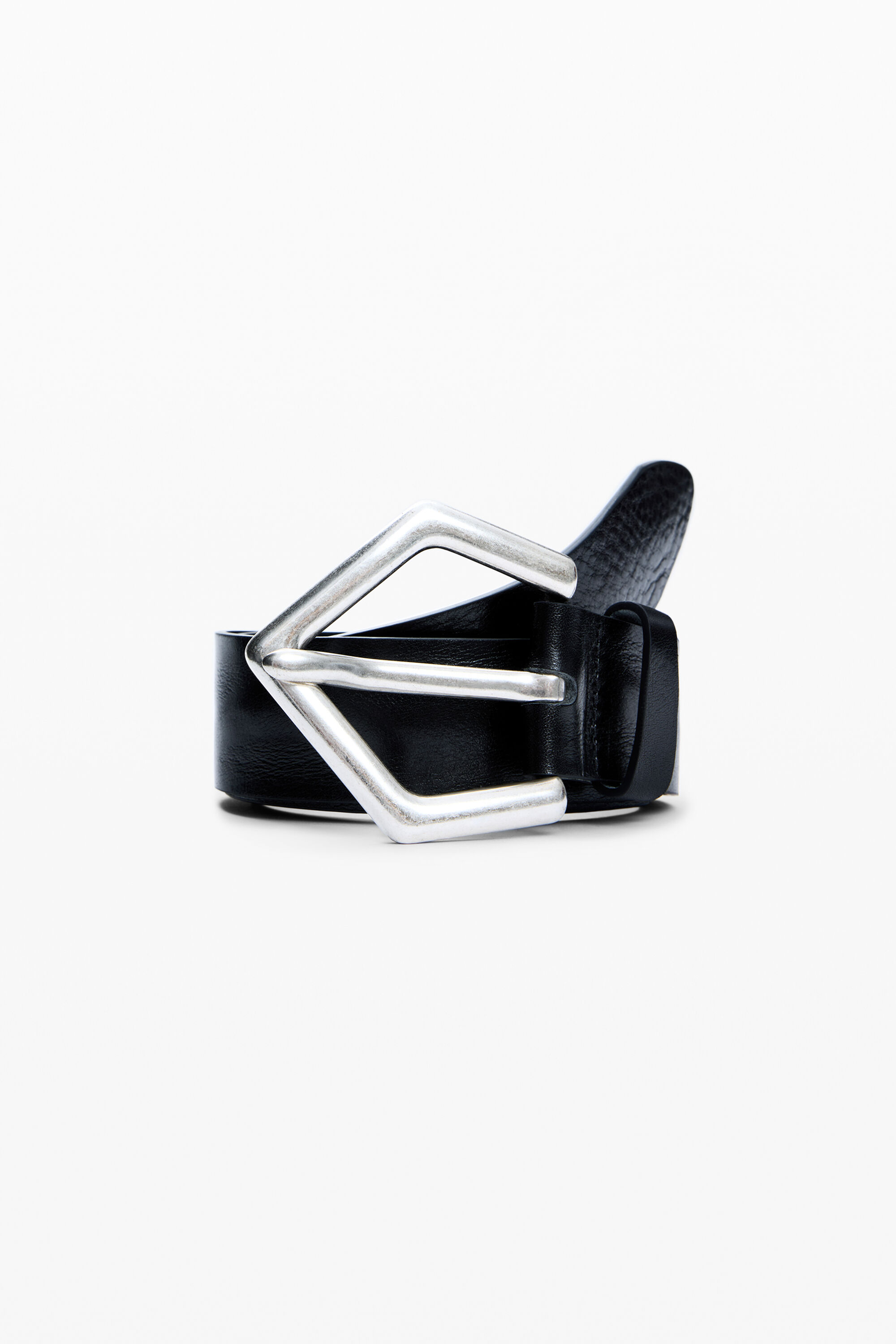 Desigual Cinturón Ancho de Piel para Hombre