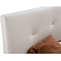 Cabecero de cama tapizado 180 cm tela de polipiel liso Descansin