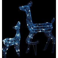 Familia de Renos de Navidad Acrílico