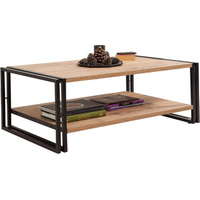 Mesa de Centro Rectangular Industrial Holen