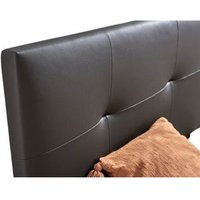 Cabecero de cama tapizado 105 cm tela de polipiel liso