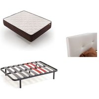 Pack Colchón + Cabecero Tapizado + Somier Descansín 150x200