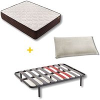 Pack Colchón + Almohada Viscoelástica + Somier Descansin 80x190