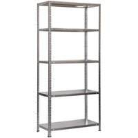 Estantería Metálica Comfort Mini 5/300 Galva 1800x800x300 mm