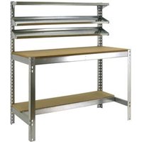 Banco de Trabajo BT1 1200 (Galva/Madera) 1445x1210x610 mm