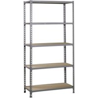 Estantería metálica sin tornillos Maderclick Superplus 5/500 2000x1100x500 mm