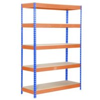 Estantería Media Carga Bricoforte 1006-5 de Tablero de Partículas 2000x1000x600mm