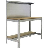 Banco de Trabajo Bt3 1500mm – Galva y Madera – 1445x1510x610mm