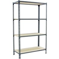 Estantería Metálica Maderclick Plus 4/300 1500 1500x1000x300mm