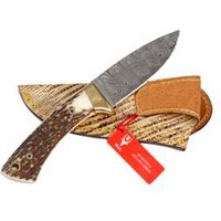 Cuchillo de Lujo Muela Colibrí Damasco Col-7dam 7 cm Acero Damasco Inoxidable