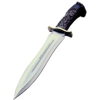 Cuchillo de lujo Muela Podenquero con asta de ciervo, hoja de 26 cm, mango de 13 cm