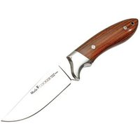 Cuchillo de Caza Enterizo Muela Cocker 11 cm Acero Sandvik 14c28n con Cachas de Cocobolo y Virola Alpaca