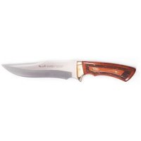 Cuchillo de Caza Muela Harrier Harrier-18r, Hoja Enteriza 18 cm, Cachas de Madera Haya Estabilizada