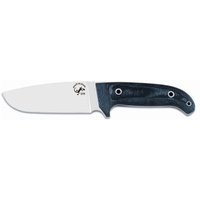 Cuchillo Salamandra 242111 Mango Ébano 13 cm Hoja 1.4116 12.7 cm + Pañuelo Desenfunda