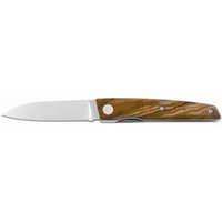 Navaja Salamandra 230012 – Hoja de 7,2 cm de acero inoxidable D-2, mango de madera de olivo