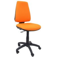 Silla de Oficina Ergonómica con Mecanismo Permanente, Regulable en Altura, Asiento y Respaldo Tapizados en Tejido Bali con Piqueras y Crespo