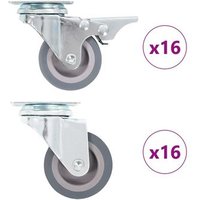 Ruedas Giratorias 50 mm 32 unidades Vidaxl