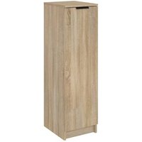 Mueble Zapatero de Madera Contrachapada Roble Sonoma 30x35x100 cm Vidaxl