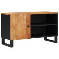 Mueble de TV Madera Acacia y Contrachapado 80x33x46 cm
