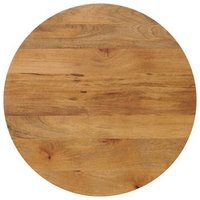 Tablero de Mesa Redondo de Madera Maciza de Mango Ø 80x2,5 cm - Vidaxl