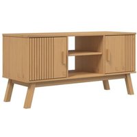 Mueble de TV Olden Madera Maciza de Pino 114x43x57 cm