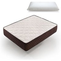 Colchón Viscoelástico 120x200 con Almohada Viscoelástica Descansin