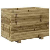 Jardinera de Madera de Pino Impregnada 70x40x49,5 cm - Vidaxl