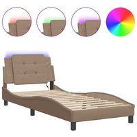 Estructura de cama con LED sin colchón 90x200 cm Vidaxl