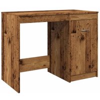 Vidaxl Escritorio de Madera de Ingeniería Envejecida 100x50x76 cm